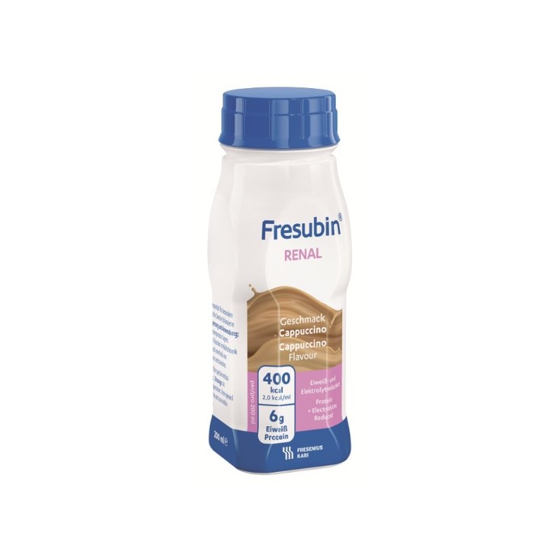 Fresenius Kabi Fresubin Renal Cappuccino 4 Flaconi Da 200 Ml