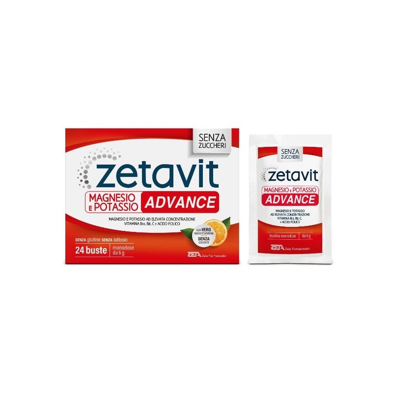 Zeta Farmaceutici Zetavit Magnesio Potassio Advance Bustine 144 G