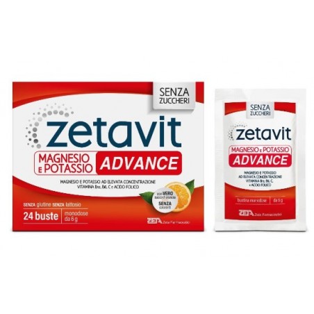 Zeta Farmaceutici Zetavit Magnesio Potassio Advance Bustine 144 G