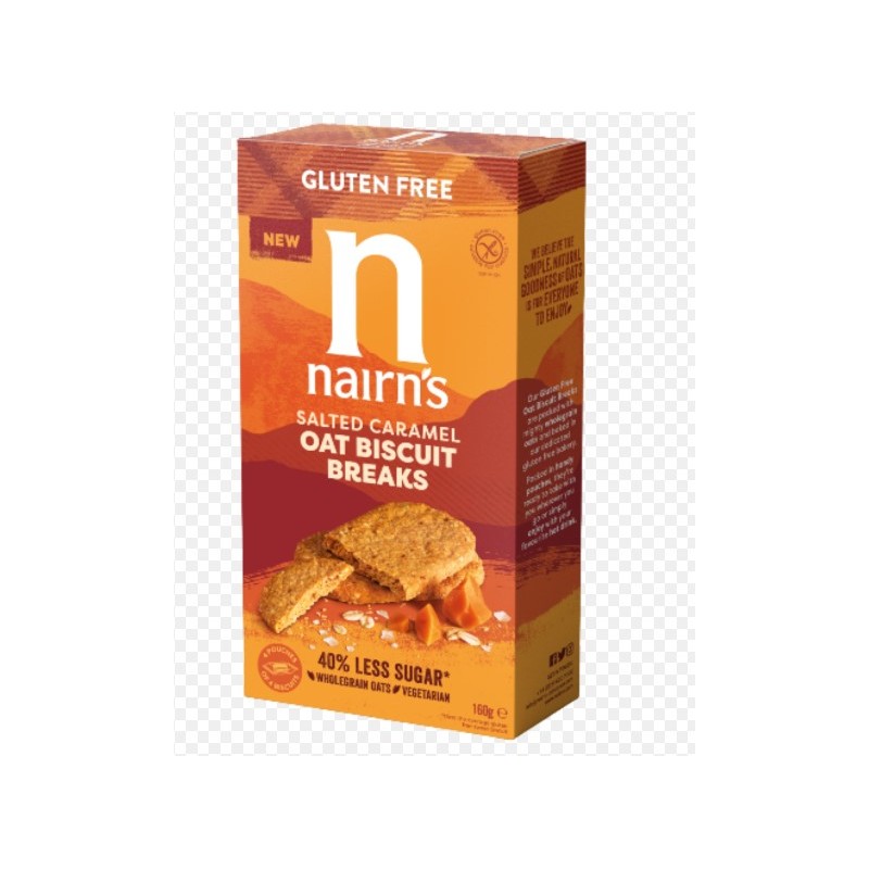 Nairn's Oatcakes Limited Nairn's Biscotti Caramello Salato 160 G