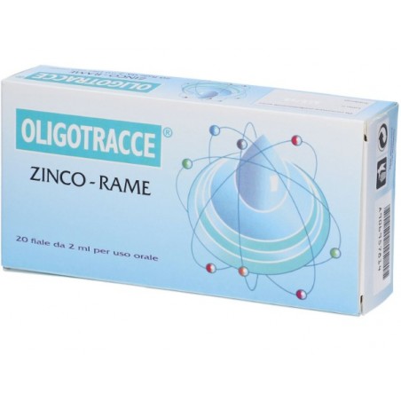 Lizofarm Oligotracce Zinco Rame 20 Fiale 2 Ml