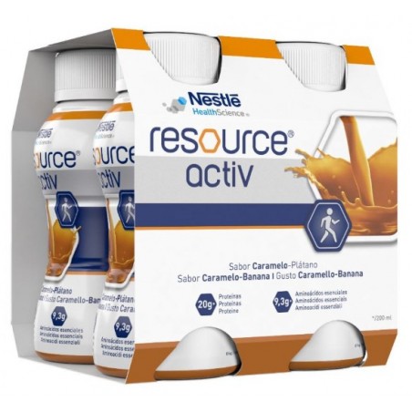 Nestle' It. Resource Activ Caramello Banana 4x200 Ml