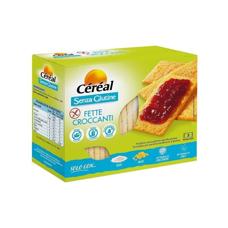 Nutrition & Sante' Italia Cereal Fette Croccanti 3 Monoporzioni