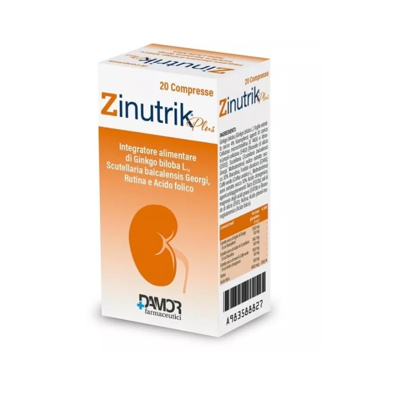 Farmaceutici Damor Zinutrik Plus 20 Compresse