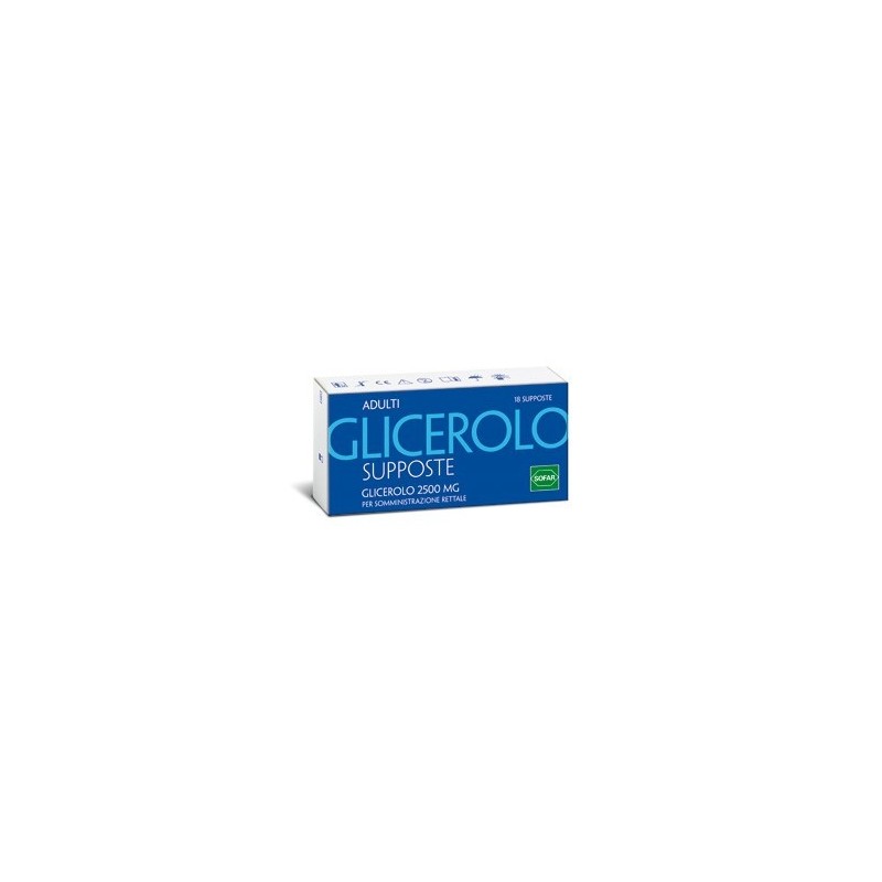 Glicerolo Alfasigma Adulti 2250 Mg 18 Supposte