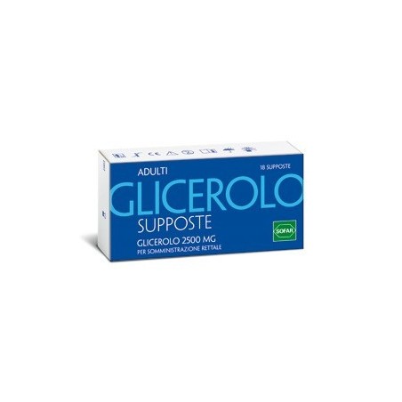 Glicerolo Alfasigma Adulti 2250 Mg 18 Supposte