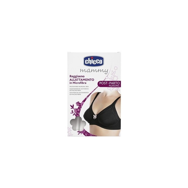 Chicco Mammy Reggiseno Microfibra Allattamento Nero 6c