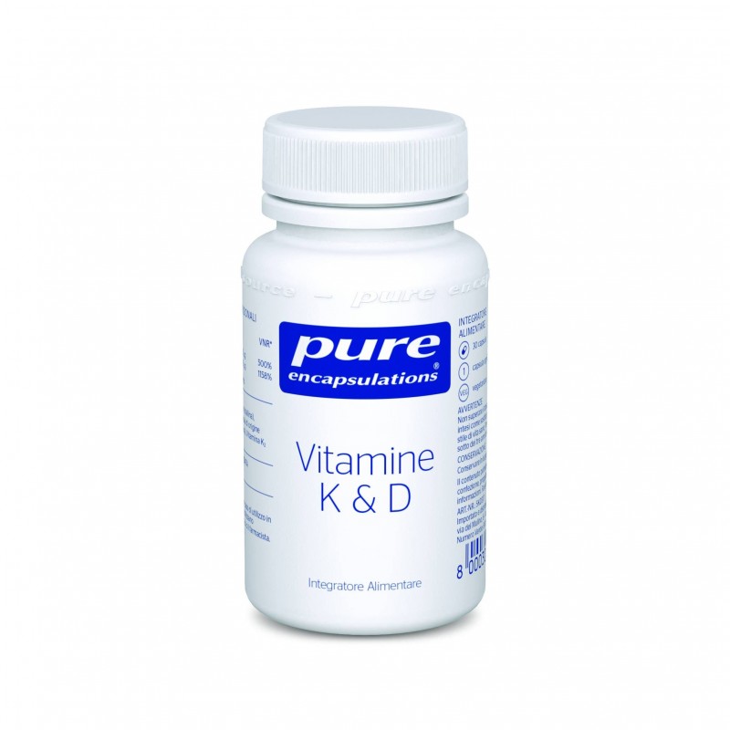 Nestle' Italiana Pure Encapsulations Vitamine K & D 30 Capsule