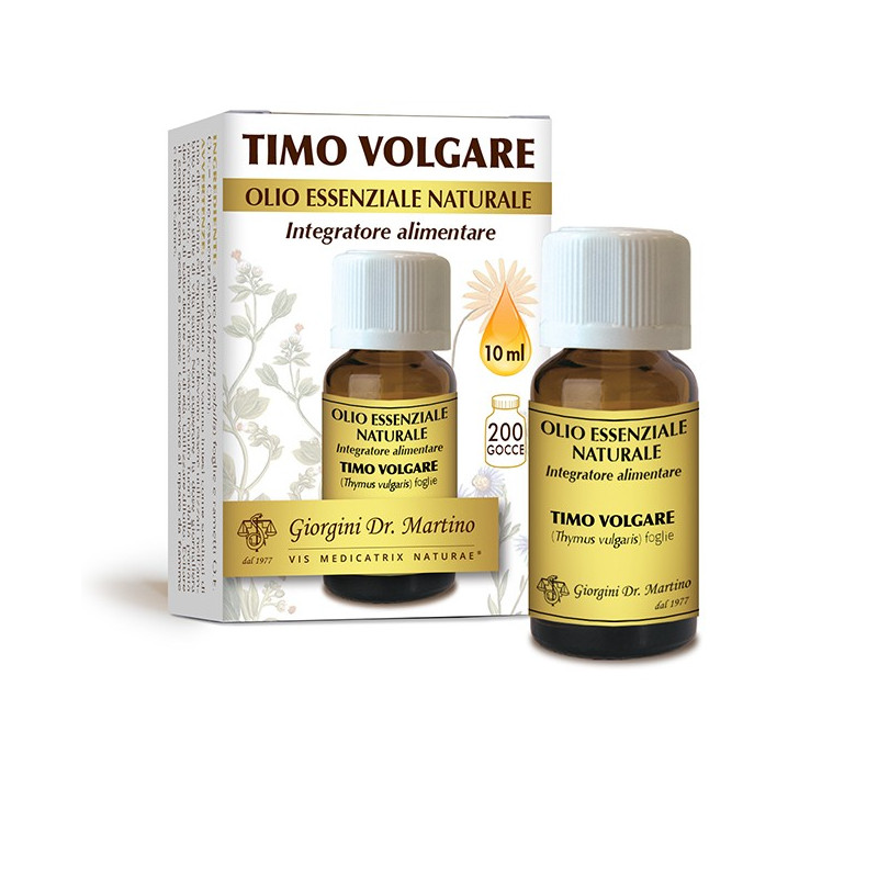 Dr. Giorgini Ser-vis Timo Volgare Olio Essenziale Naturale 10 Ml