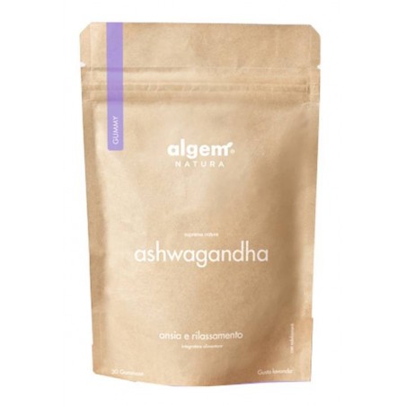 Algem Natura Algem Supreme Nature Ashwagandha Ansia E Rilassamento 30 Gommose Gusto Lavanda