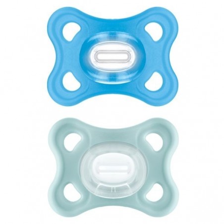 Mam Baby Mam Comfort Succhietto 2-6 Mesi Silicone Confezione Doppia Maschio