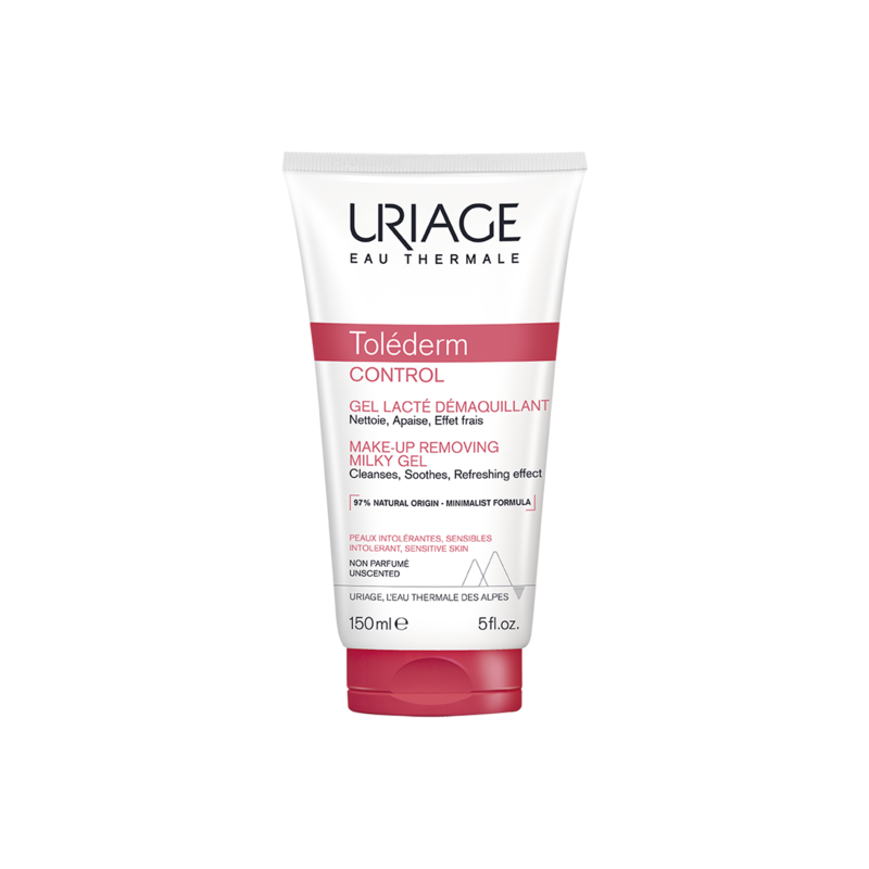 Uriage Tolederm Control Gel Lacte Demaquillant Tubo 150 Ml