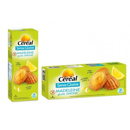 Nutrition & Santè Cereal Senza Glutine Madeleine Limone 180 G