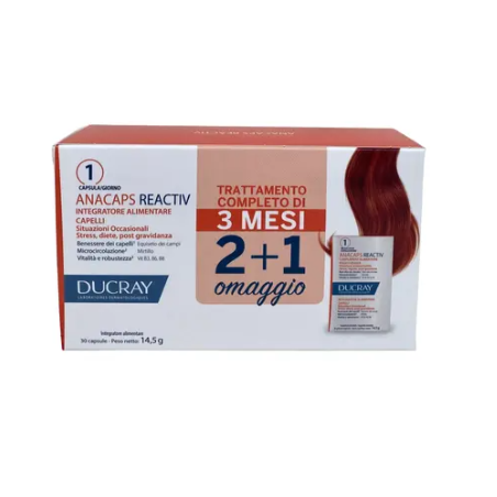 Ducray Anacaps Reactiv Trio 3 Pezzi Da 30 Capsule