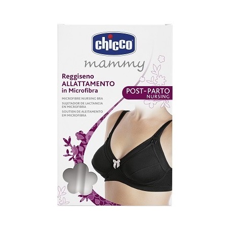 Chicco Mammy Reggiseno Microfibra Allattamento Nero 5c