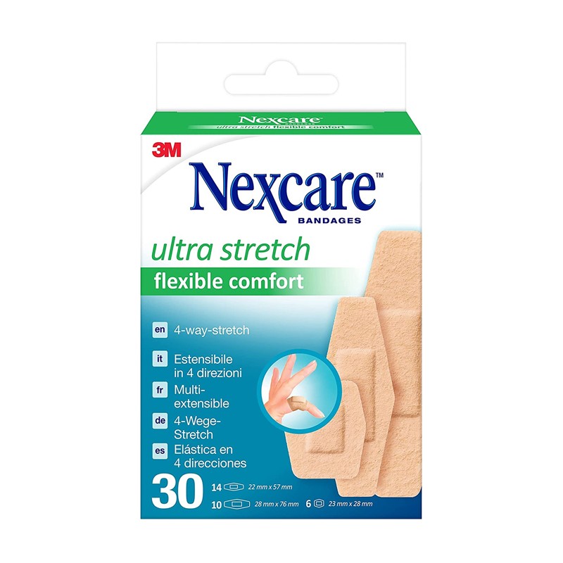 3m Cerotto Preparato Nexcare Comfort 360 Gradi N1130asd04 Assortiti 3 Misure 14 Cerotti 22x57mm + 6 Cerotti 23x28mm + 10 Cerotti