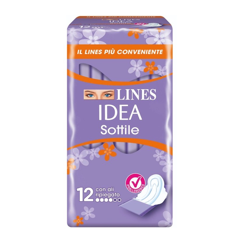 Fater Lines Idea Sottili Ripiegati Anatomici 12 Pezzi