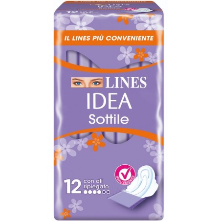 Fater Lines Idea Sottili Ripiegati Anatomici 12 Pezzi