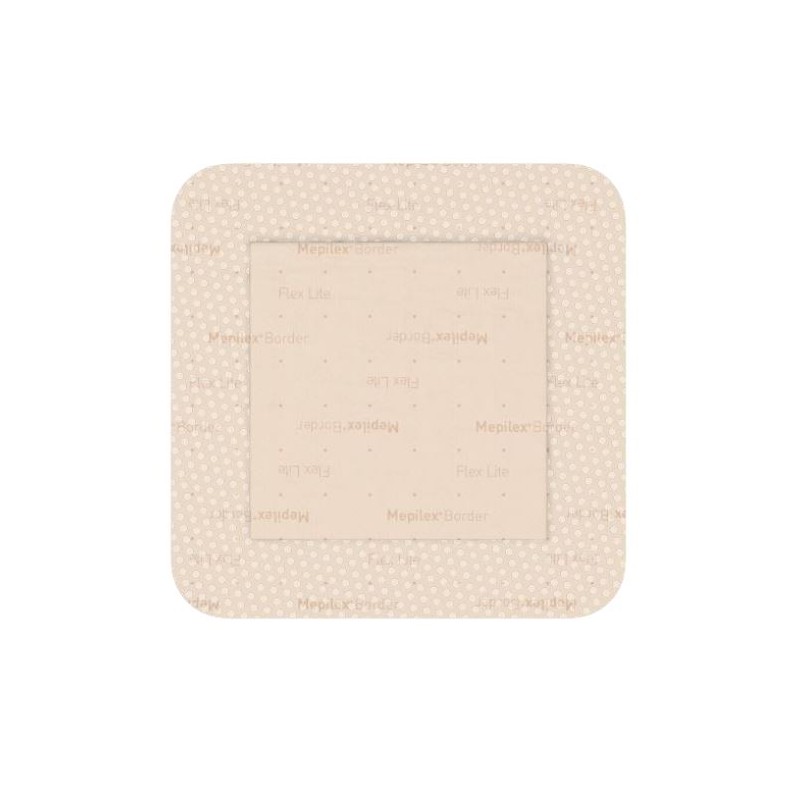 Molnlycke Medicazione In Schiuma Di Poliuretano Mepilex Border Flex Lite 7,5x7,5 Cm 5 Pezzi