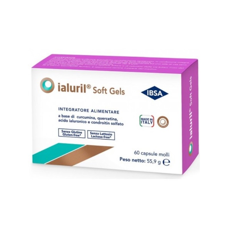 Confezione da 60 Capsule Molli di Ialurit Soft Gels della Ibsa Farmaceutici