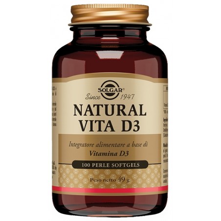 Solgar Natural Vita D3 100 Perle