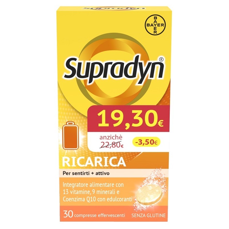 Bayer Supradyn Ricarica 30 Compresse Effervescenti Promo