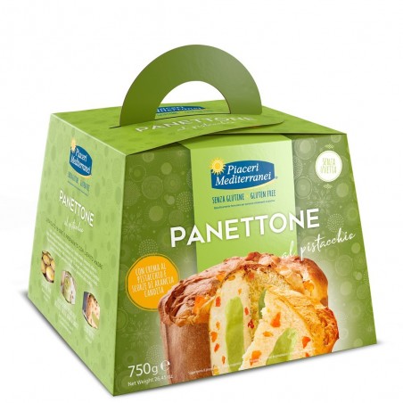 Eurospital Piaceri Mediterranei Panettone Al Pistacchio 750 G