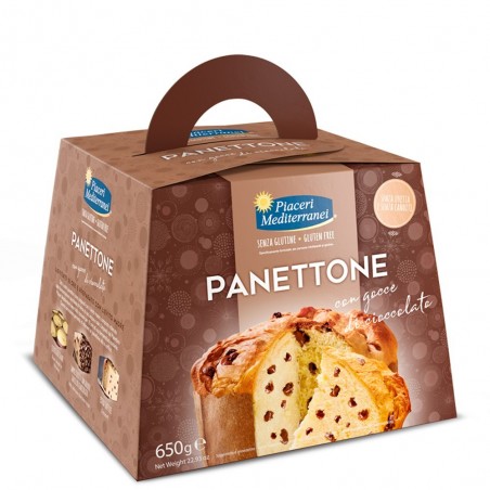 Eurospital Piaceri Mediterranei Panettone Gocce Di Cioccolato 650 G