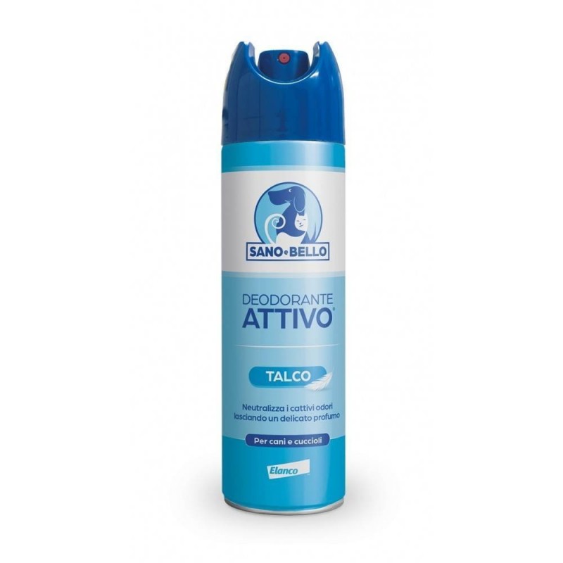 Elanco Sano E Bello Deodorante Attivo Talco 250 Ml