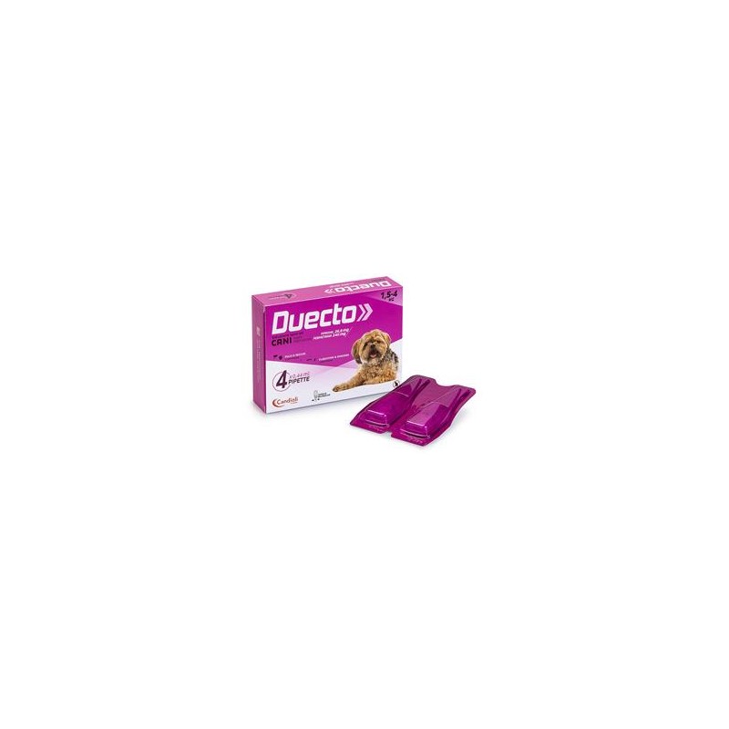 Duecto 4 pipette 1,5-4 kg per cani