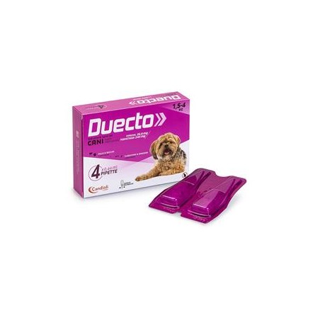 Duecto 4 pipette 1,5-4 kg per cani