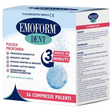 Polifarma Compresse Pulenti Emoform Dent 56 Pezzi