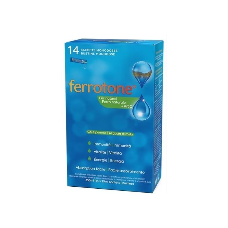 Schwabe Pharma Ferrotone Apple 14 Bustine