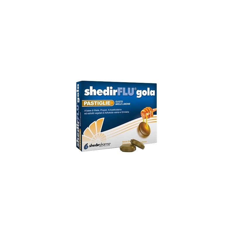 Shedir Pharma Shedirflu Gola Miele/limone 36 Pastiglie