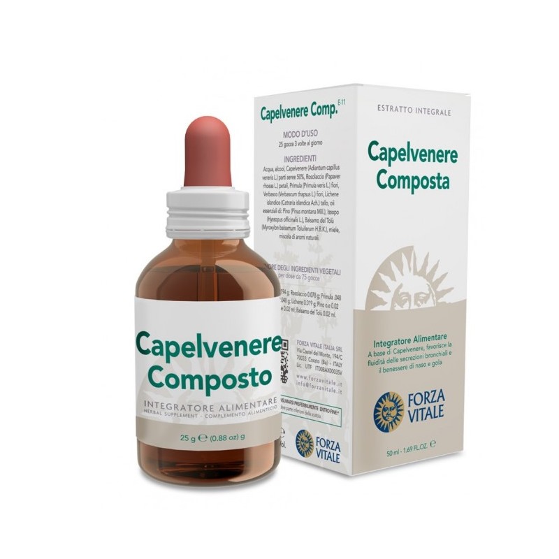 Forza Vitale Italia Ecosol Capelvenere Composto Gocce 50 Ml