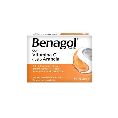 Reckitt Benckiser Healthcare Benagol gusto arancia con vitamina C