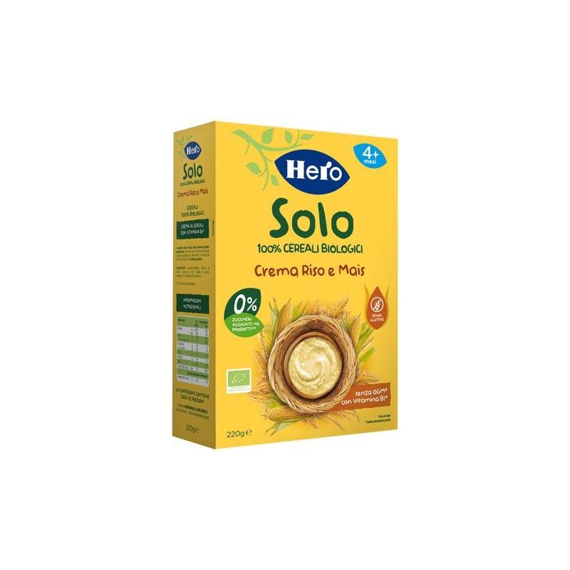 Fater Hero Solo Crema Riso E Mais 220 G