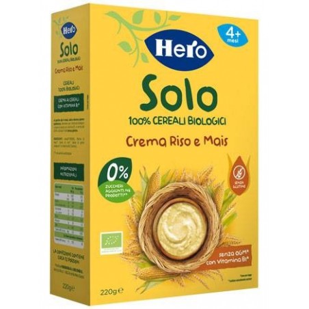 Fater Hero Solo Crema Riso E Mais 220 G