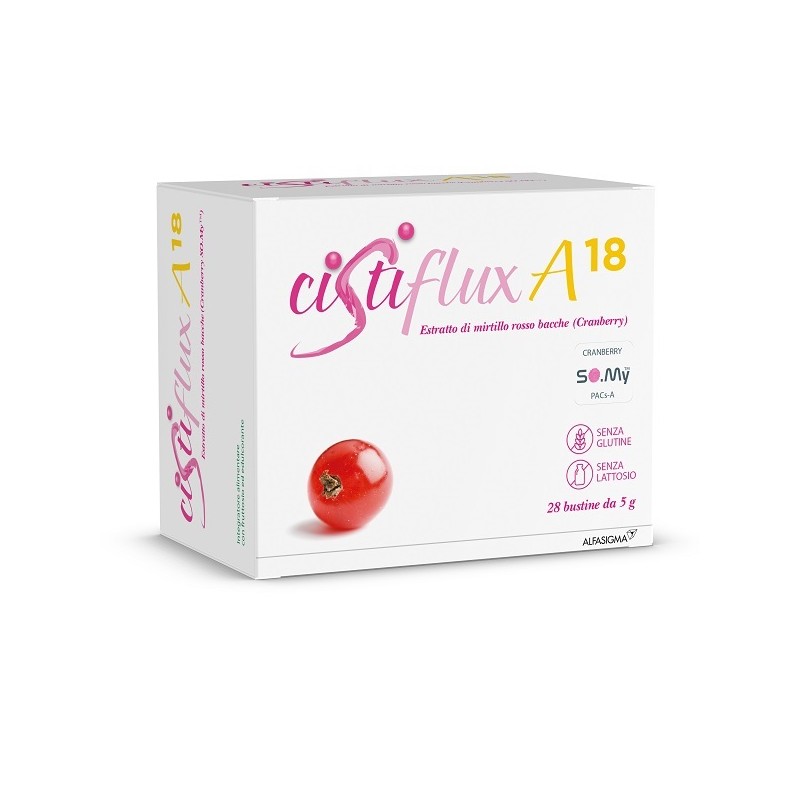 Cistiflux A 18 Integratore per il benessere delle vie urinarie 28 bustine