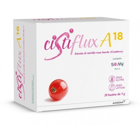 Cistiflux A 18 Integratore per il benessere delle vie urinarie 28 bustine