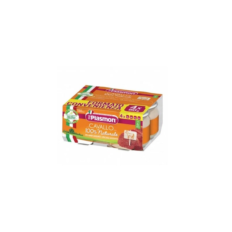 Plasmon Omogeneizzato Cavallo 4 X 80 G