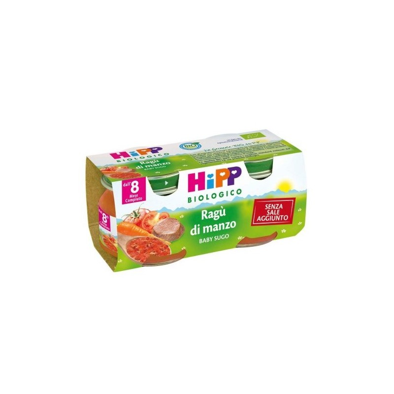 Hipp Italia Hipp Bio Hipp Bio Omogeneizzato Sugo Ragu' Di Manzo 2x80 G