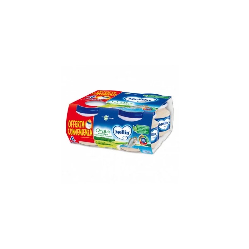 Mellin Omogeneizzato Orata 4x80 G