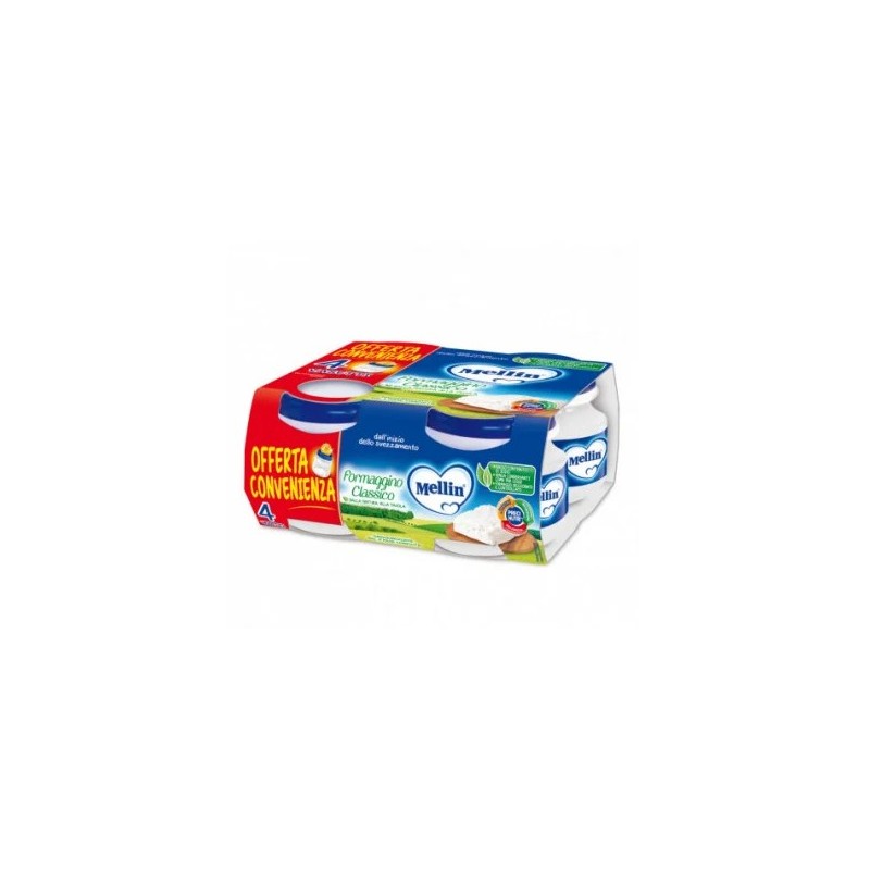 Danone Nutricia Soc. Ben. Mellin Baby Formaggino Classico 4 X 80 G