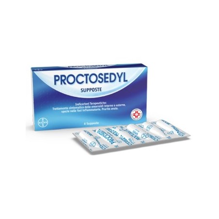 Bayer Proctosedyl Supposte Idrocortisone Acetato, Benzocaina , Esculina, Benzalconio Cloruro