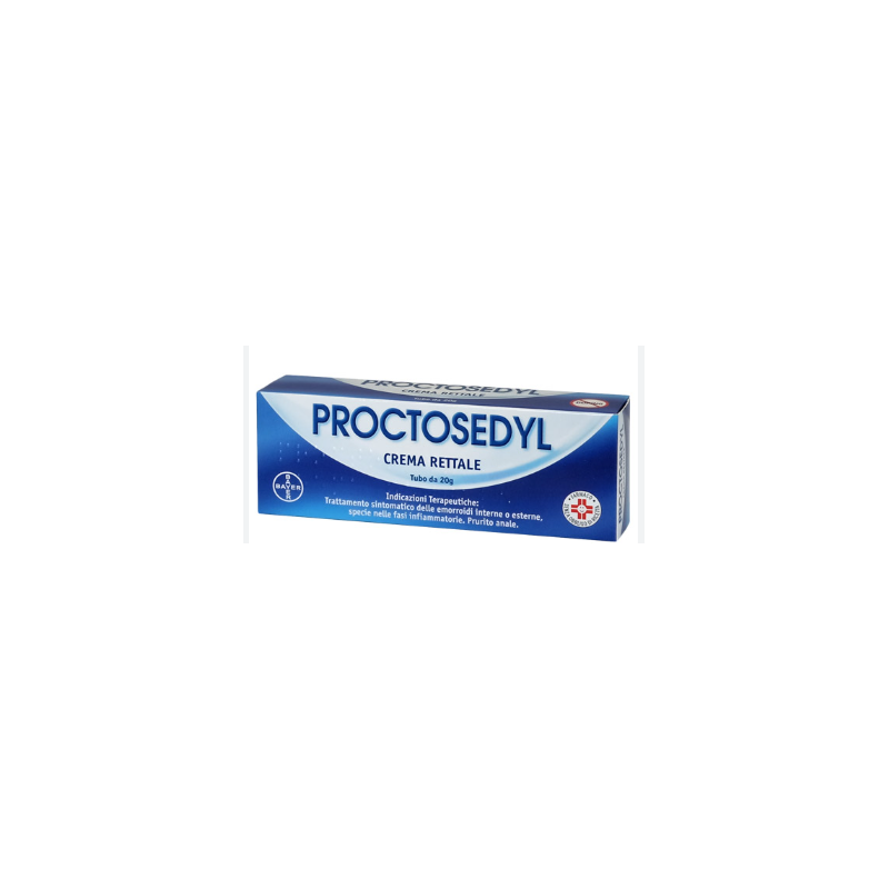 Bayer Proctosedyl Crema Rettale Idrocortisone Acetato, Amileina, Benzocaina, Esculina, Benzalconio Cloruro