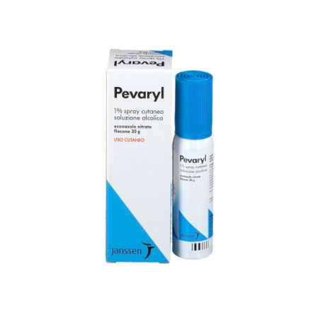 Karo Pharma Pevaryl 1% Spray Cutaneo, Soluzione Alcolica Econazolo Nitrato