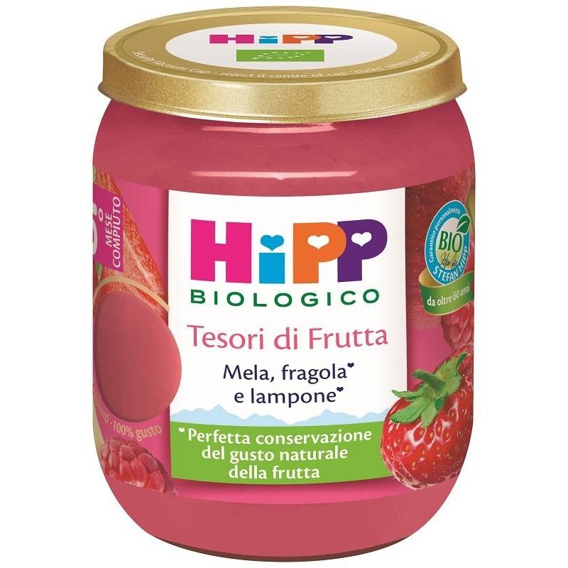 Hipp Italia Hipp Tesori Frutta Mela Fragola Lampone 160 G