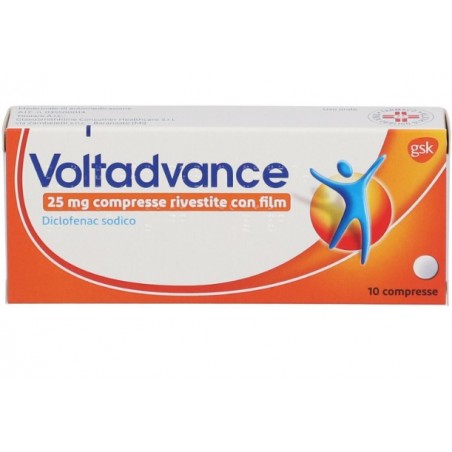 Voltadvance 25 Mg Diclofenac Sodico Compresse Rivestite Con Film 10 cpr