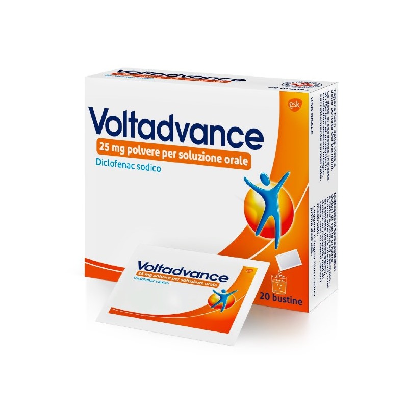 Voltadvance 25 Mg Diclofenac Sodico 20 bustine